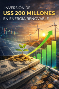dinero y paneles solares